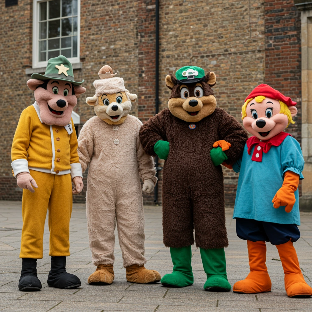 Kostümlü Karakterler ile Renkli ve Eğlenceli Anlar